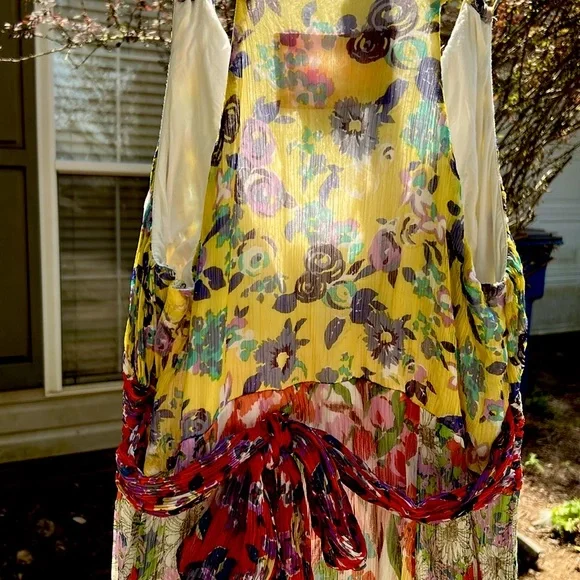 Anthropologie Malibu Floral Maxi Dress. Size 16 - Picture 7 of 13